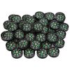 50pcs 0.8in/20mm Lightweight Pocket Compass Portable Oil Filled Button Compass For Hiking Camping Outdoor Activities