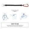 Climbing Button Carabiner Anti-Lost Spring Rope Outdoor Mountaineering Lost Rope Lure Fishing Gear Fishing Accessories Fishing R