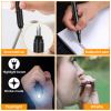 11 In 1 Tactical Pen Gear Set Multi-tool Survival Pen Set Cool Gadget Gift for Men EDC Glass Breaker LED Flashlight Ballpoint Pen Whistle Ink Refills